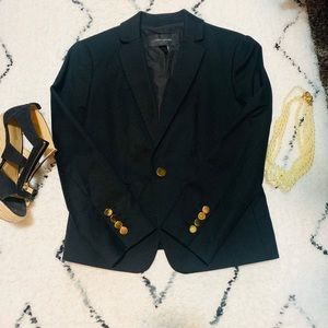 Ann Taylor Black Blazer Size 0